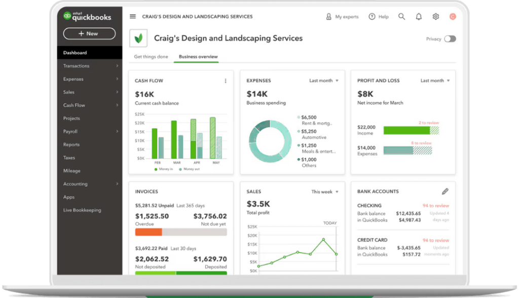 QuickBooks Bookkeeping